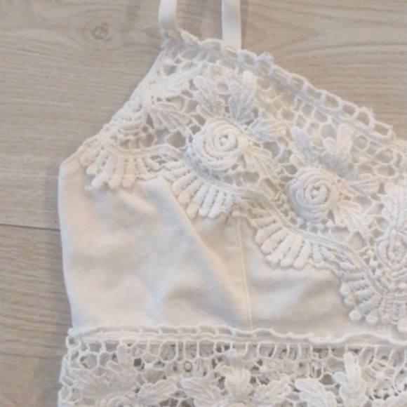 🆕NEON Ribbed Stretch, GARAGE Lace & Zipper Back SWS Crop Tanks & Top!! - Picture 8 of 8